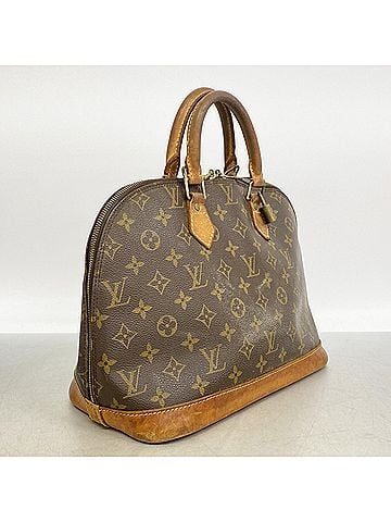 Louis Vuitton Louis Vuitton Alma Monogram Handbag M51130 Brown Women's (view 2)