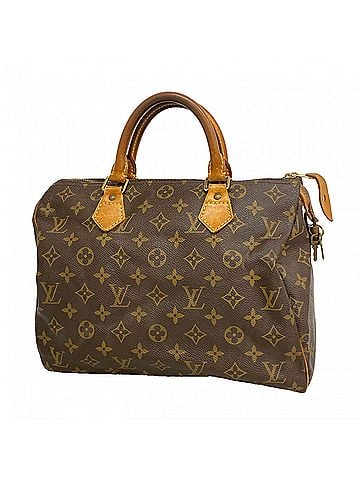 Louis Vuitton Louis Vuitton Monogram Speedy 30 Handbag M41108 Brown Women's (view 1)