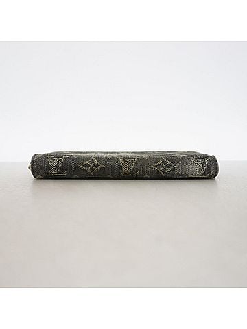 Louis Vuitton Louis Vuitton Monogram Denim Zippy Wallet M95614 Noir (Men's/Women's) (view 2)