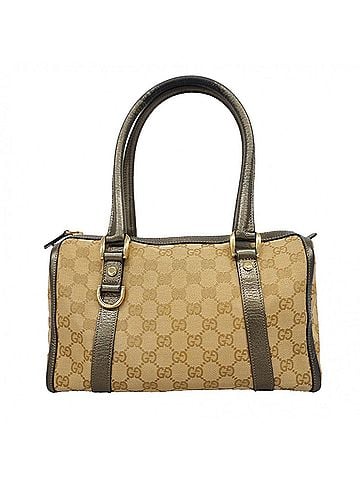 Gucci Gucci GG Canvas Abbey Handbag 130942 Brown Champagne Women's (view 1)