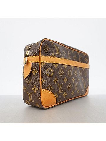 Louis Vuitton Louis Vuitton Monogram Compiegne 28 Clutch Bag M51845 Brown (Men's/Women's) (view 2)