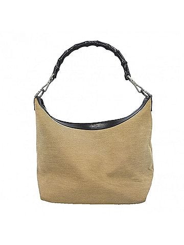Gucci Gucci Bamboo Handbag 000 0531 Canvas Black Women's (view 1)