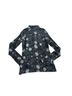 Ibex 100% Wool Floral Gray Jacket Size S - photo 2