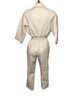 retrofête 100% Cotton Solid White Jumpsuit Size M - photo 2