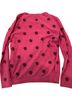 Talbots Polka Dots Red Purple Pullover Sweater Size M - photo 2
