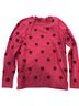 Talbots Polka Dots Red Purple Pullover Sweater Size M - photo 1