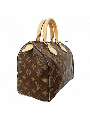Louis Vuitton Louis Vuitton Monogram Speedy 25 Handbag M41109 Brown Women's (view 2)