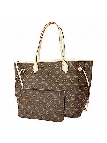 Louis Vuitton Louis Vuitton Monogram Neverfull MM Tote Bag M46975 Rose Beige (Women's) (view 1)