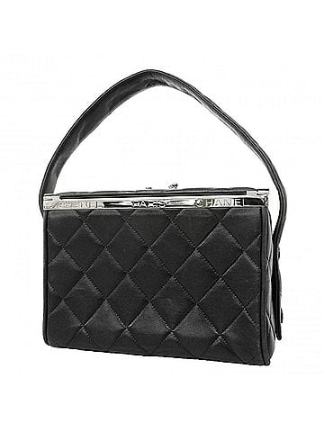 Chanel Chanel Matelassé Lambskin Handbag, Black, Women's (view 1)