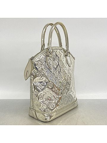 Louis Vuitton Louis Vuitton Monogram Miroir Lockit Handbag M95449 Argent Women's (view 2)