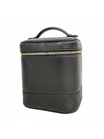 Chanel Chanel Bicolore Lambskin Handbag/Vanity Bag, Black, Women's (view 1)