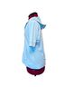 Nike Solid Blue Short Sleeve Top Size L - photo 4