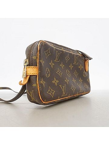Louis Vuitton Louis Vuitton Monogram Pochette Marly Bandoulière Shoulder Bag M51828 Brown Women's (view 2)