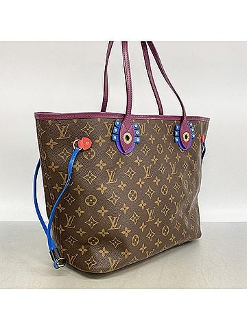 Louis Vuitton Louis Vuitton Monogram Totem Neverfull MM Tote Bag M41664 Magenta (Women's) (view 2)