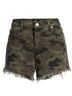 Hudson Jeans Camo Green Denim Shorts Size 34 waist - photo 3
