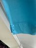 Collections etc. 100% Linen 100% Acetate Solid Blue Long Sleeve Blouse Size 1X - photo 5