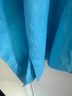 Collections etc. 100% Linen 100% Acetate Solid Blue Long Sleeve Blouse Size 1X - photo 7