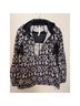 Lululemon Athletica 100% Polyester 82% Nylon 18% Spandex Animal Print Black White Jacket Size 6 - photo 10