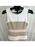 Tommy Hilfiger Stripes White Pink Tan Cocktail Dress Size 4 (petite) - photo 4