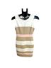 Tommy Hilfiger Stripes White Pink Tan Cocktail Dress Size 4 (petite) - photo 1