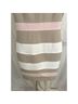 Tommy Hilfiger Stripes White Pink Tan Cocktail Dress Size 4 (petite) - photo 5