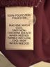 Loft 37 100% Polyester Burgundy Short Sleeve Blouse Size L - photo 4