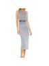 Mac Duggal 100% Polyester Silver Multi Color Cocktail Dress Size 12 - photo 1