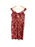 Lulus 100% Polyester 83% Rayon 32% Nylon 5% Spandex Red Multi Color Cocktail Dress Size XL - photo 2