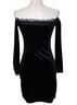 Hot Topic Solid Black Cocktail Dress Size S - photo 2
