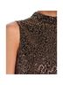 Aqua Leopard Print Black Gold Cocktail Dress Size M - photo 5
