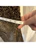 Aqua Leopard Print Black Gold Cocktail Dress Size M - photo 12