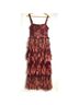 Hutch 100% Polyester Floral Red Cocktail Dress Size 2 - photo 4