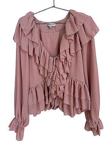 Torn by Ronny Kobo Long Sleeve Blouse (view 1)