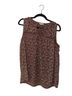 Pleione Floral Black Pink Gray Sleeveless Blouse Size M - photo 1