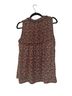 Pleione Floral Black Pink Gray Sleeveless Blouse Size M - photo 2