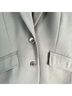Club Monaco 68% Wool 10% Nylon 1% Spandex 100% Polyester Solid Black Blazer Size 0X - photo 4