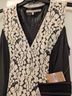 Rachel Roy Black White Cocktail Dress Size 10 - photo 4