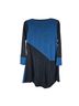 I.C. By Connie K Blue Black Blouse Size XS - photo 2