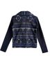 Anthropologie Aztec Or Tribal Print Black Blue Jacket Size S - photo 2