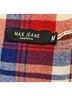 Max Jeans 100% Rayon Plaid Red Blue White Button-Down Shirt Size M - photo 3
