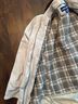 Limited Too 100% Cotton 100% Nylon 100% Polyester Plaid Tan Brown Coat Size XL - photo 8