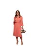 Eliza J Solid Pink Cocktail Dress Size 18 - photo 1