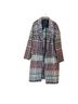 Express Plaid Red Black Coat Size M - photo 1