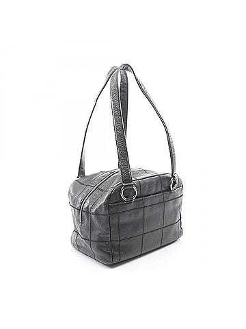 Chanel Chanel Chocolate Bar Handbag, Caviar Leather (Grained Calfskin), Women's, Black (view 2)