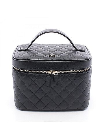 Chanel Chanel Timeless Classic Matelassé Handbag, Caviar Leather (Grained Calfskin), Women's, Black, AP2573 (view 1)