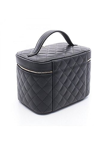 Chanel Chanel Timeless Classic Matelassé Handbag, Caviar Leather (Grained Calfskin), Women's, Black, AP2573 (view 2)