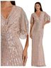 Mac Duggal 100% Polyester Solid Pink Multi Color Cocktail Dress Size 4 - photo 2
