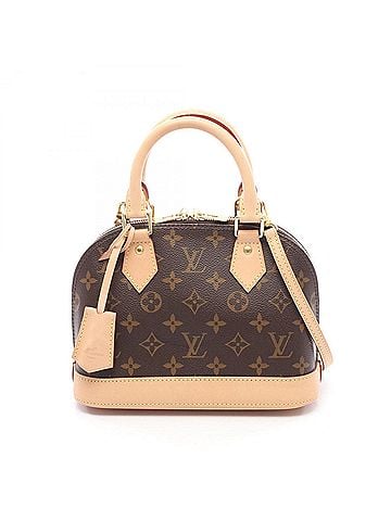 Louis Vuitton Louis Vuitton Alma BB 2-Way Handbag, Coated Canvas and Leather, Monogram Pattern, Women's, Brown, M53152 (view 1)