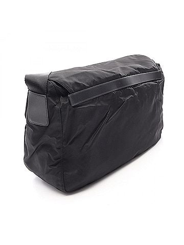 Prada Prada VELA Shoulder Bag/Handbag, Nylon and Leather, Men's/Women's, Black (BT1738) (view 2)