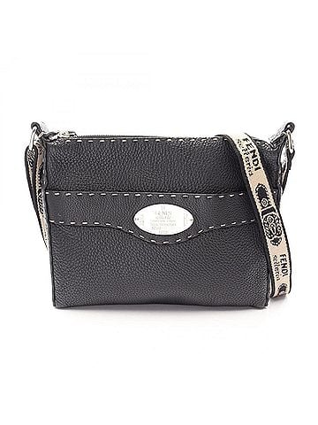 Fendi Fendi Selleria Shoulder Bag/Handbag, Leather, Women's, Black (view 1)